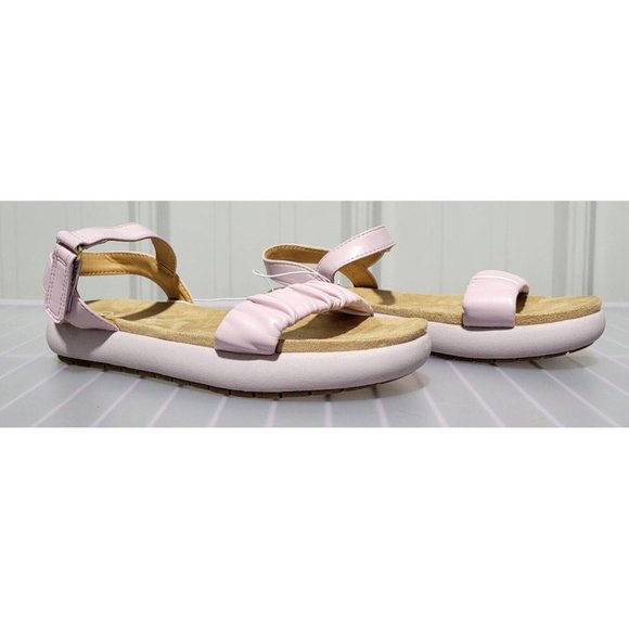 Cat & Jack Big Girls' Aylabeth Lavender Purple Chelsea Footbed Sandals - Picture 1 of 8
